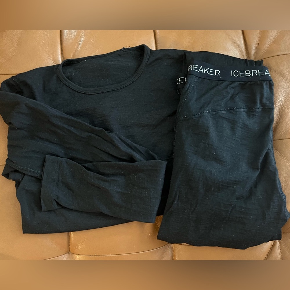 Icebreaker Black Women's Set